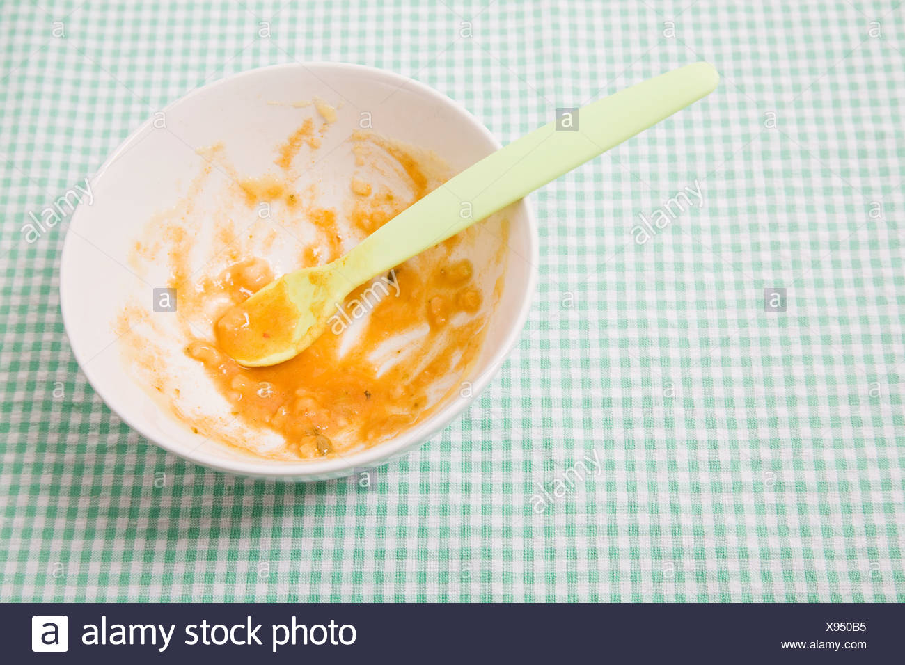Alimentos para bebés Foto de stock