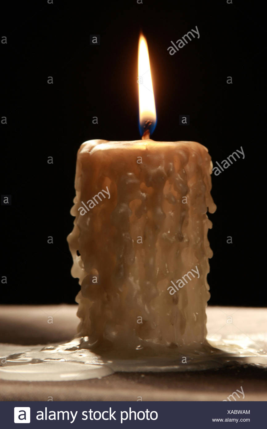 Vela encendida, Río Claro, Sao Paulo, Brasil Foto de stock