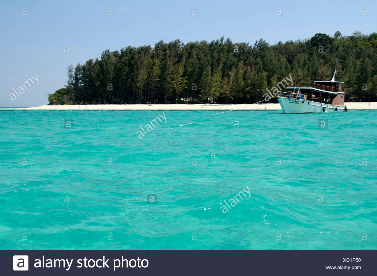 Agua esmeralda Nang Provincia de Krabi Tailandia ; ; El Sudeste asiático Foto de stock