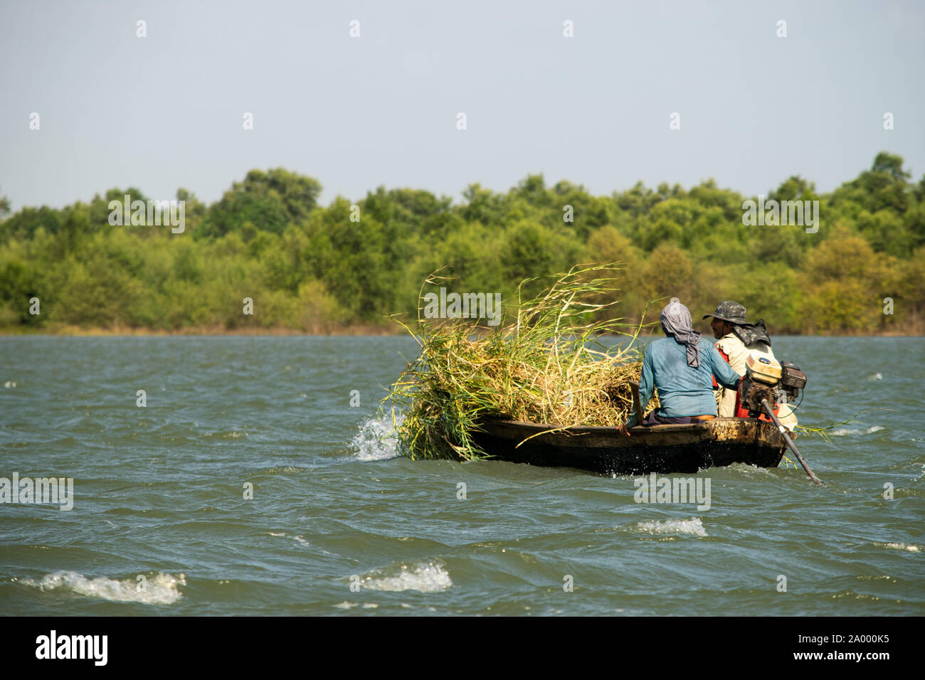 Les pêcheurs de Rio Parnaíba Banque D'Images