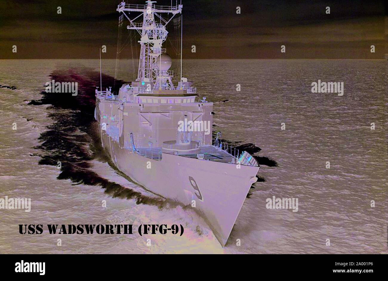 USS WADSWORTH (FFG-9) Banque D'Images