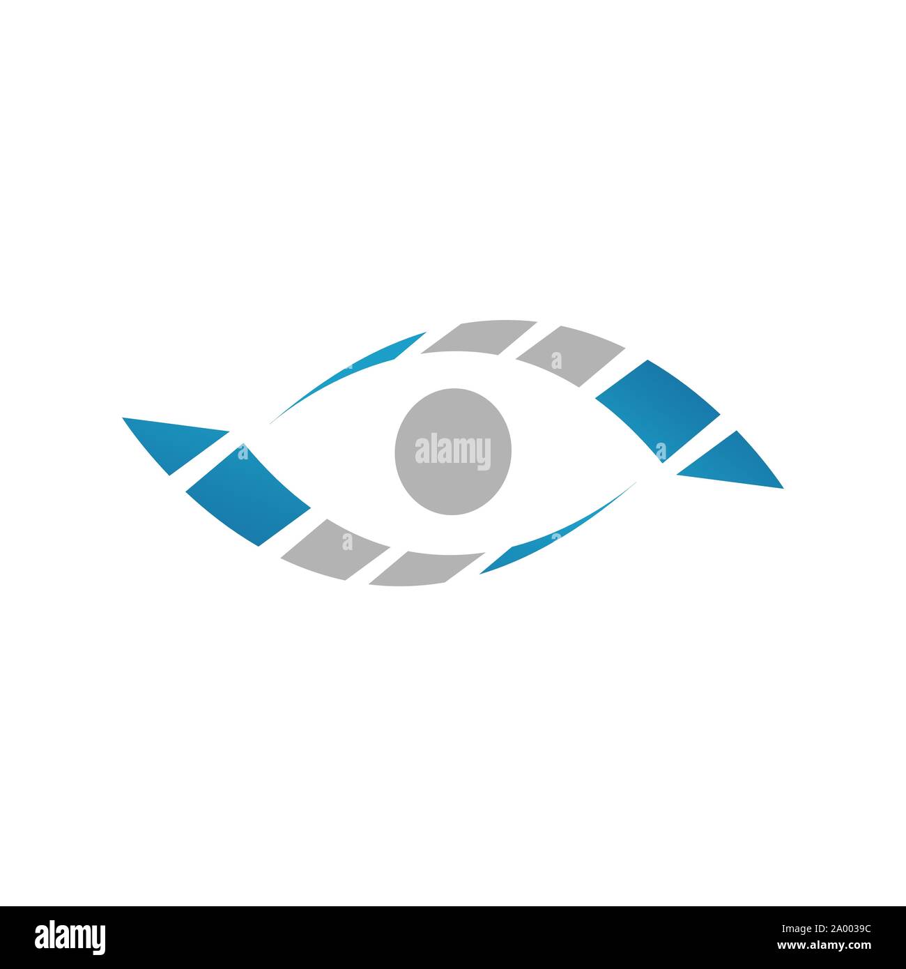 Yeux optique ophtalmologiste Logo design concept idée symbole vecteur Illustration de Vecteur