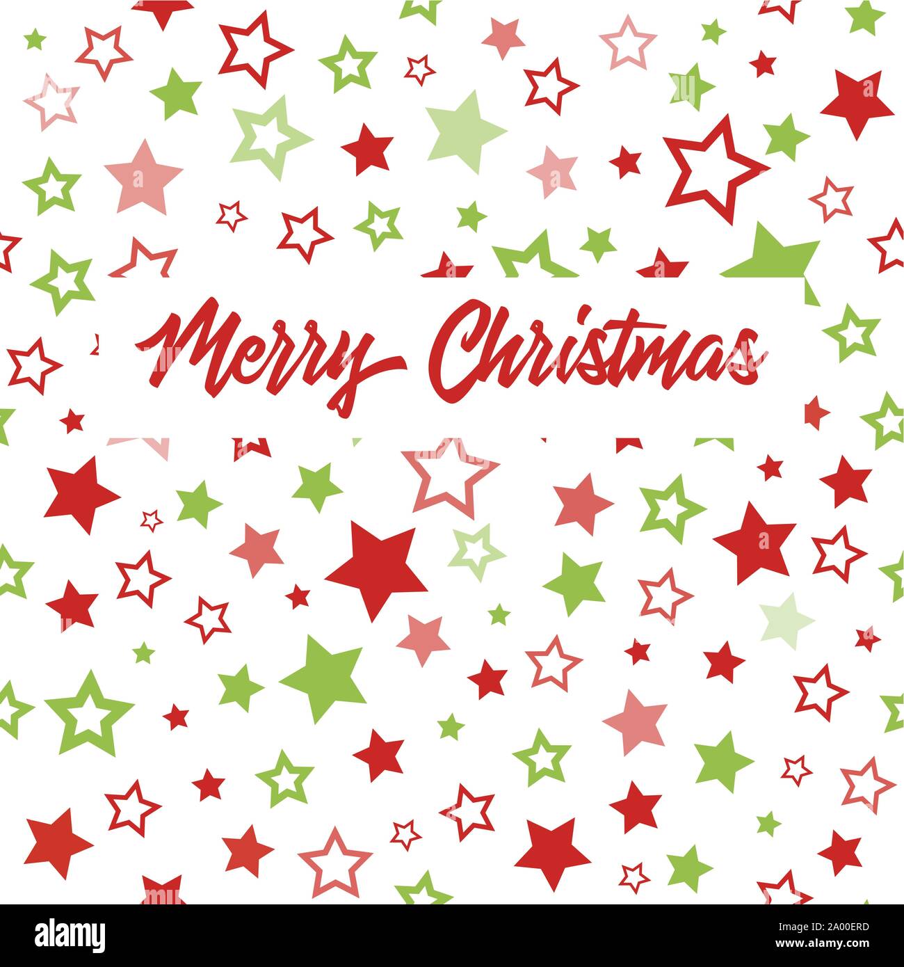 Carte de vœux de Noël vecteur avec motif étoiles Illustration de Vecteur