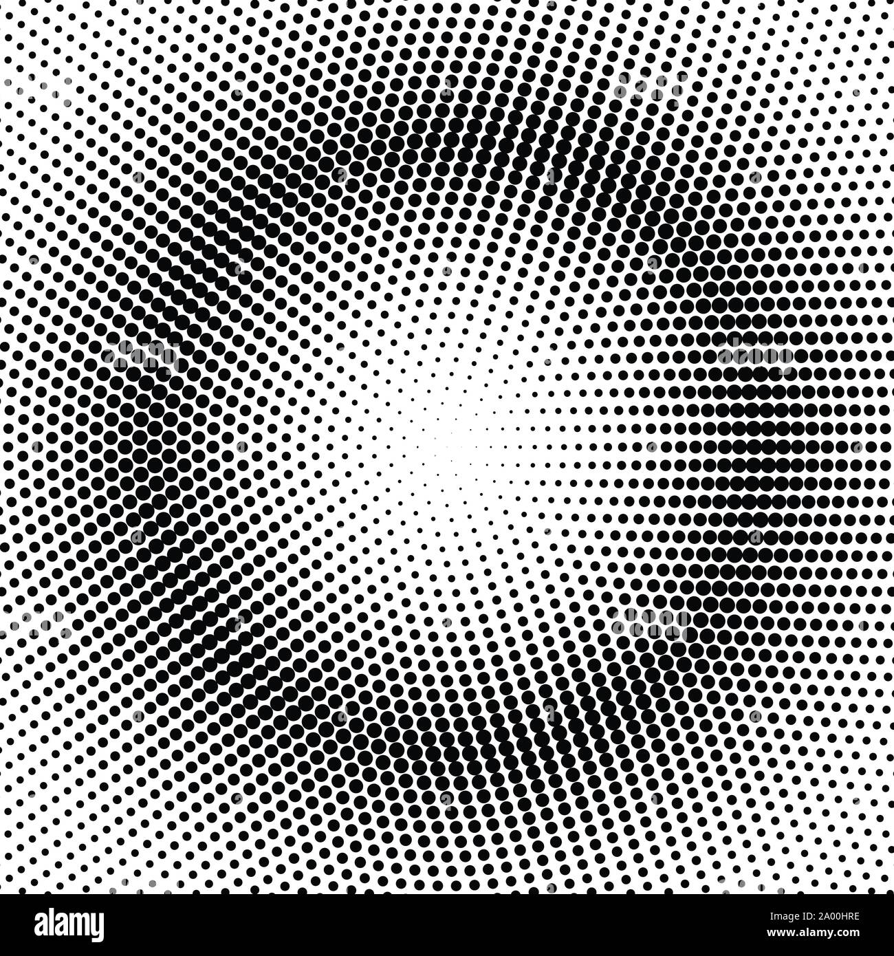 Cercle monochrome fond vecteur en pointillé Illustration de Vecteur
