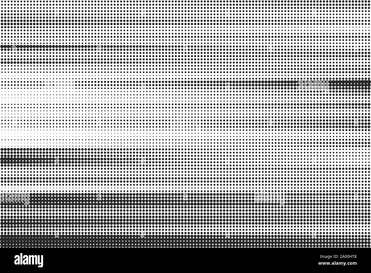 Arrière-plan de demi-teintes à rayures. Points monochrome Illustration de Vecteur
