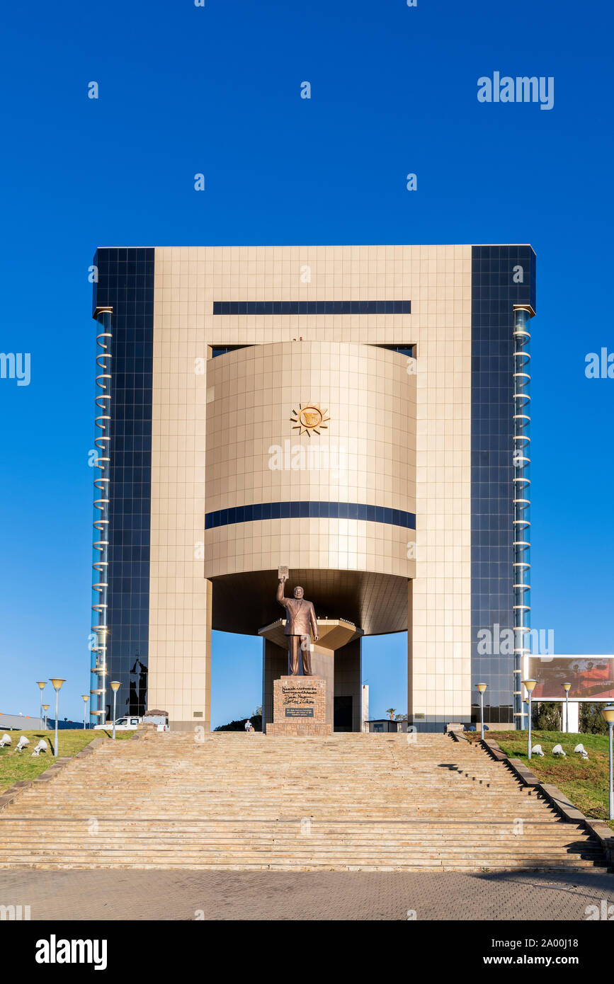 Sam-Nujoma, Monument commémoratif de l'indépendance, Windhoek, Khomas, Namibie Banque D'Images