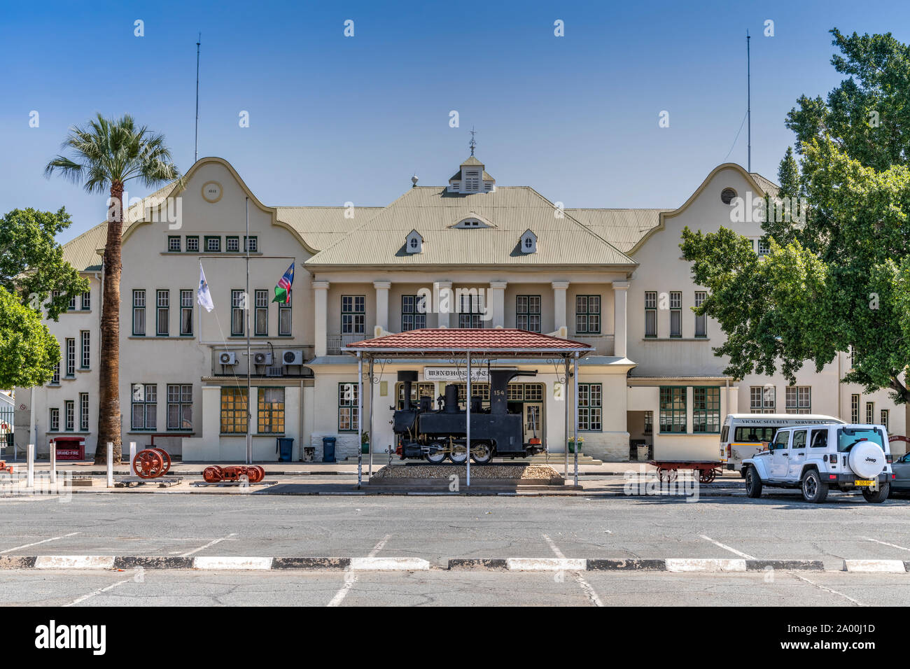 Gare, Windhoek, Khomas, Namibie Banque D'Images