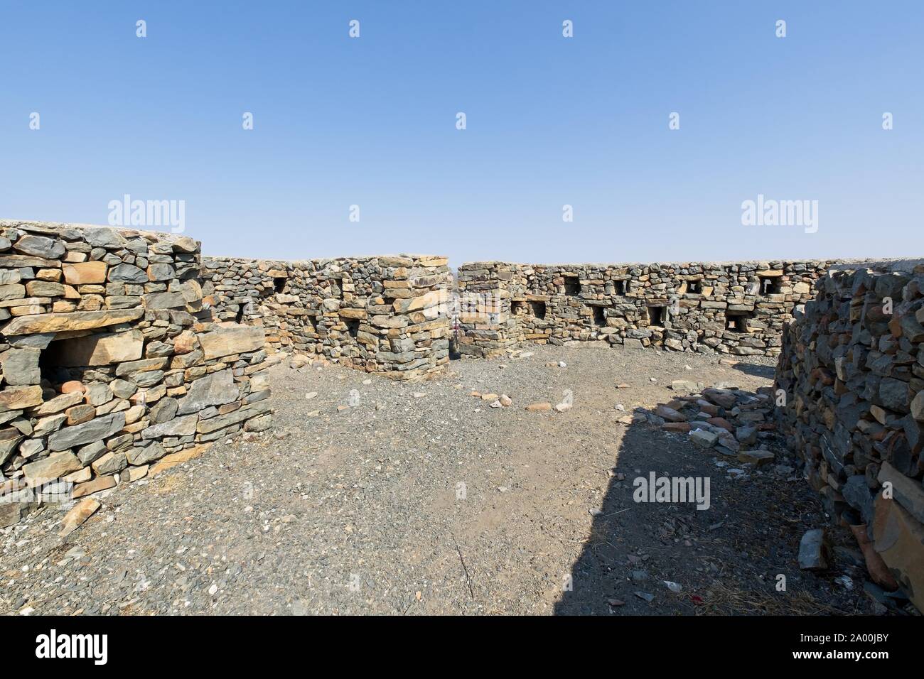 Stone fort utilisé pendant la Guerre des Boers à Jansenville Anglo Banque D'Images