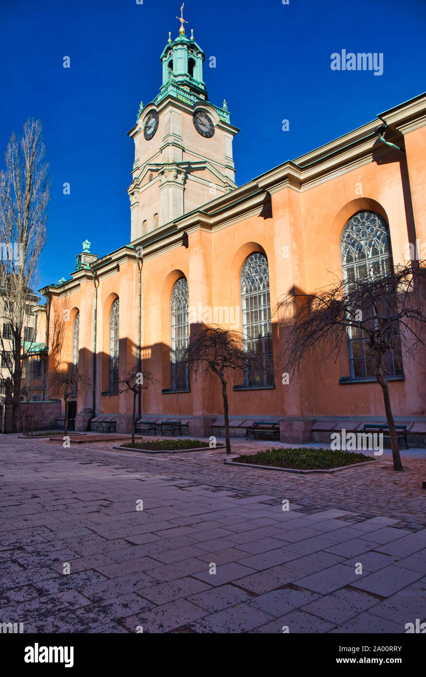 Storkyrkan (la Cathédrale) de Stockholm, Gamla Stan, Stockholm, Suède Banque D'Images