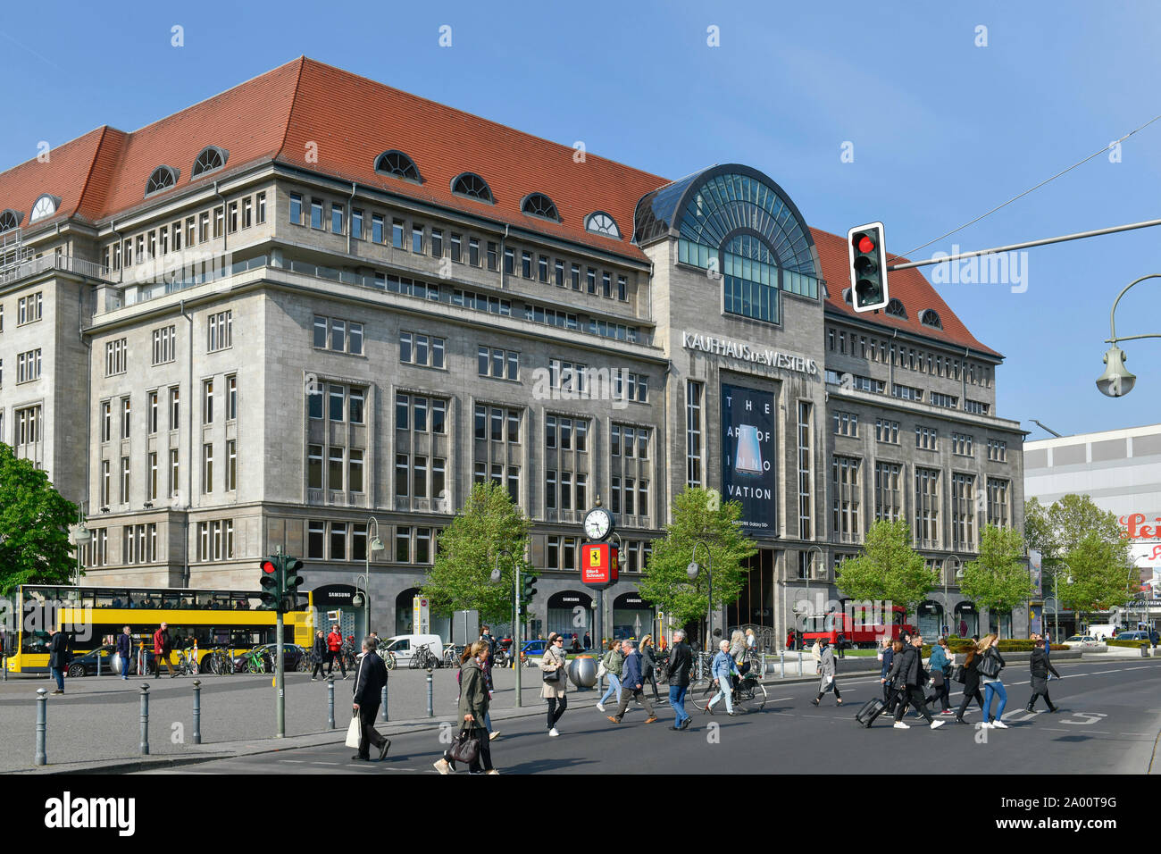 KaDeWe, Tauentzienstrasse, Schoeneberg, Berlin, Deutschland Banque D'Images