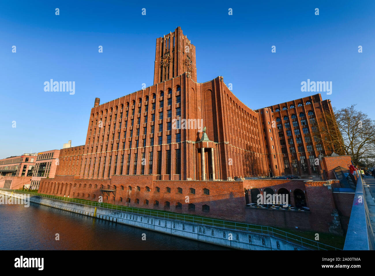 Ullsteinhaus, Ullsteinstrasse, Tempelhof, Berlin, Deutschland Banque D'Images