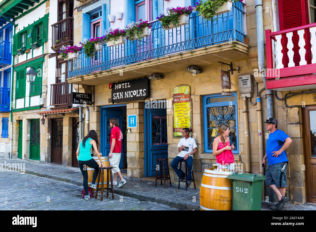 Hondarribia, Gipuzkoa, Pays Basque, Espagne, Europe Banque D'Images