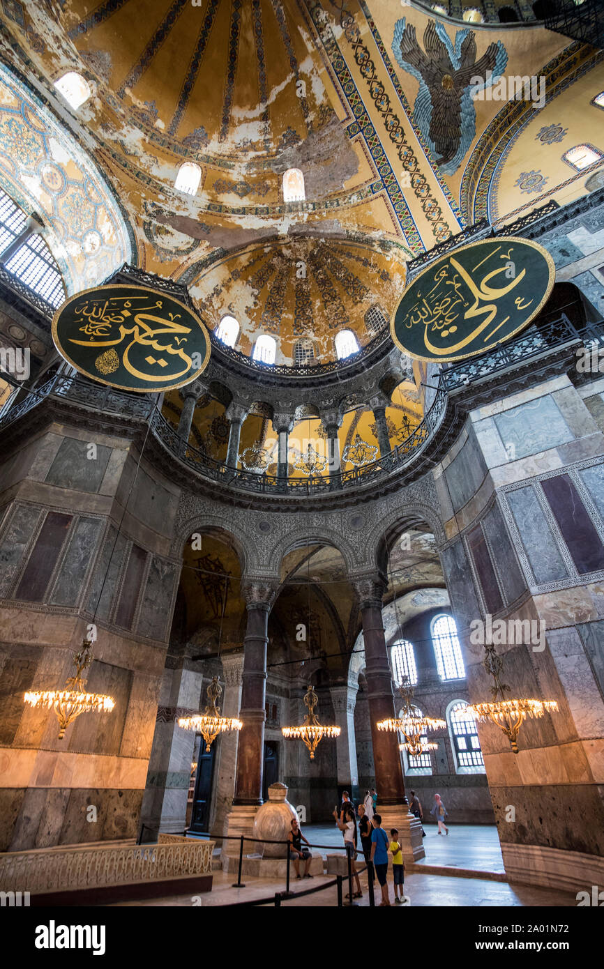 Sainte-sophie, Istanbul Turquie Banque D'Images