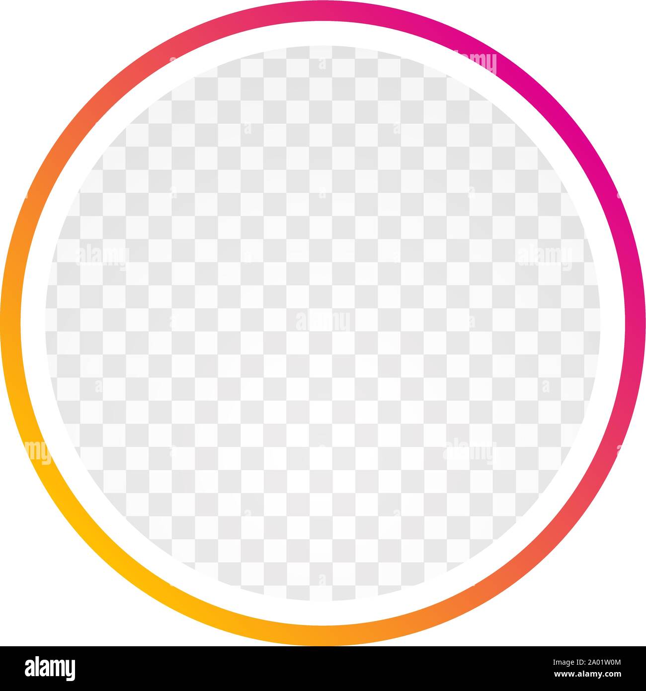 Gradient coloré pour cadre photo. Les médias sociaux l'icône Instagram histoires avatar de l'utilisateur. Illustration de Vecteur