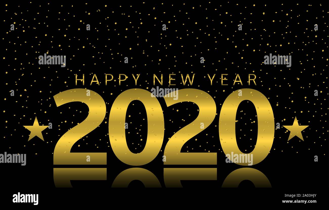Bonne année 2020 Illustration de Vecteur