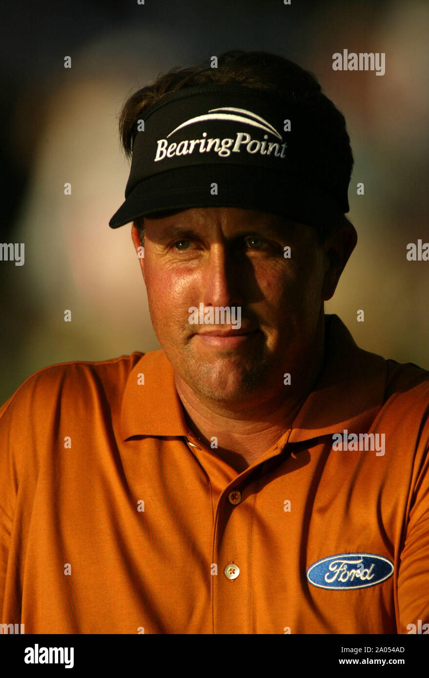 Phil Mickelson golfeur promenades le cours à TPC at Sawgrass à Ponte Vedra en Floride le 28 mars 2004. Banque D'Images