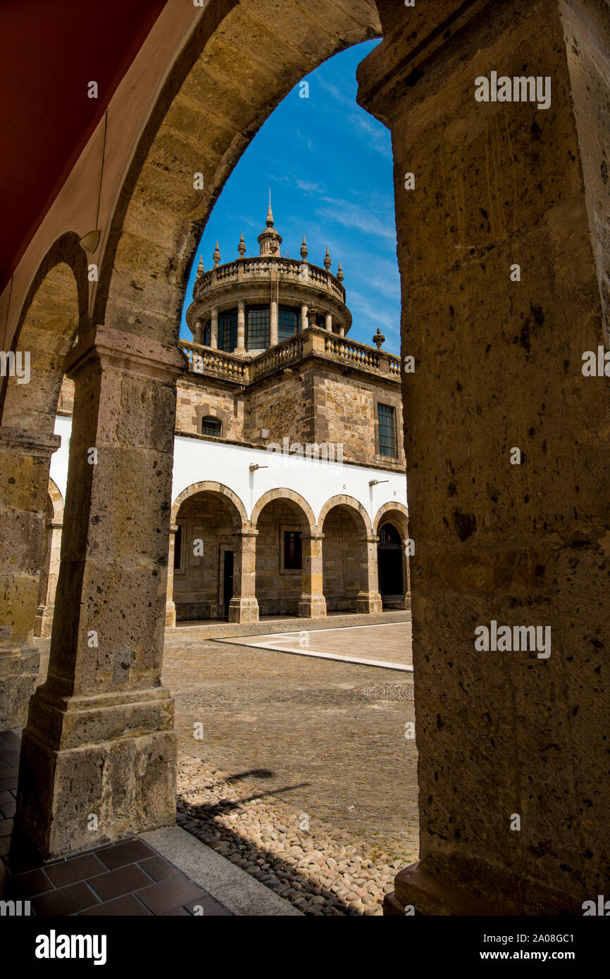 Hospicio Cabanas hôpital, Site du patrimoine mondial de l'UNESCO, Centre historique de Guadalajara, Jalisco, Mexique. Banque D'Images