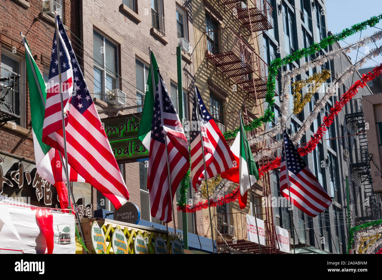 93ème fête annuelle de San Gennaro dans Little Italy, New York City, USA Banque D'Images