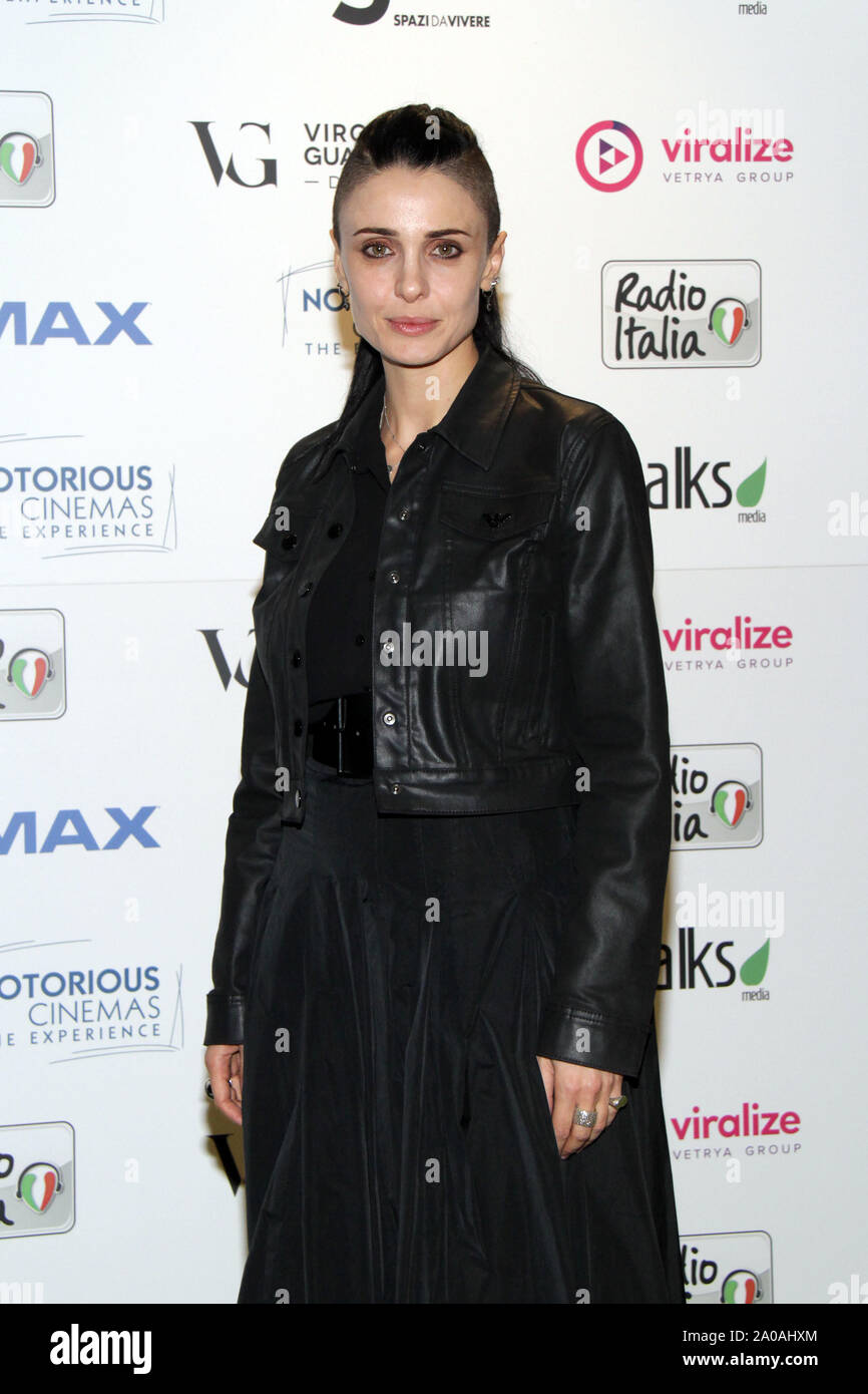 Sesto San Giovanni (MI), inauguration de la nouvelle "Notorius Cinemas multiplex. Dans la photo : Federica Vincenti Banque D'Images