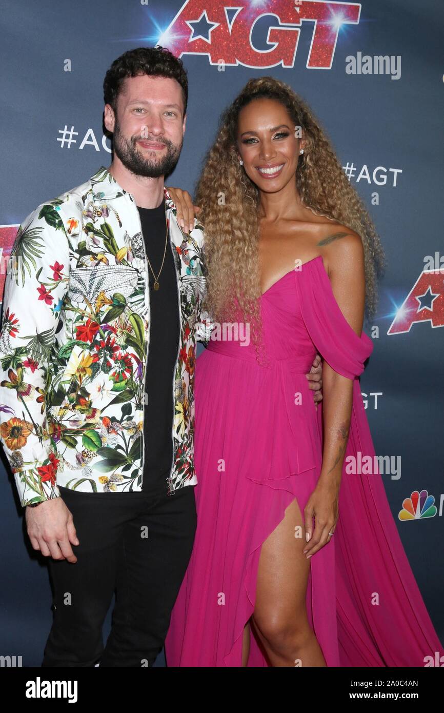 Los Angeles, CA. 18 Sep, 2019. Calum Scott, Leona Lewis aux arrivées d'AMERICA'S GOT TALENT Finale en direct, le Kodak Theater à Hollywood et Highland Center, Los Angeles, CA Septembre 18, 2019. Credit : Priscilla Grant/Everett Collection/Alamy Live News Banque D'Images