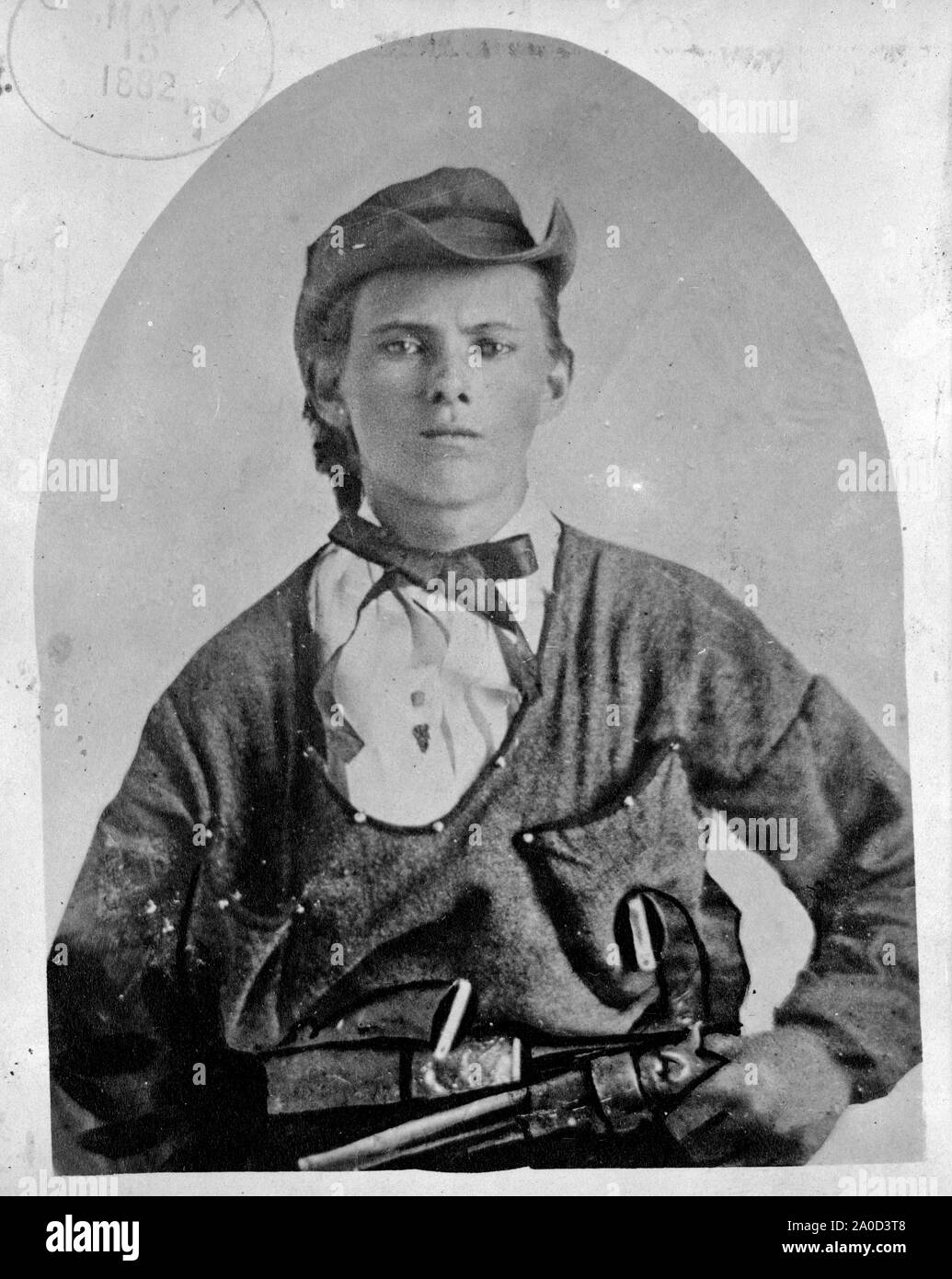 Jesse James portrait - 1882 Banque D'Images