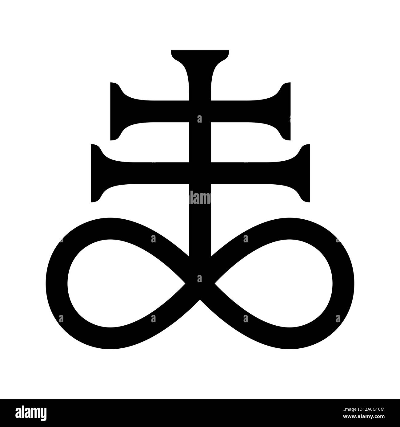 Symbole de l'alchimie - Soufre Banque D'Images