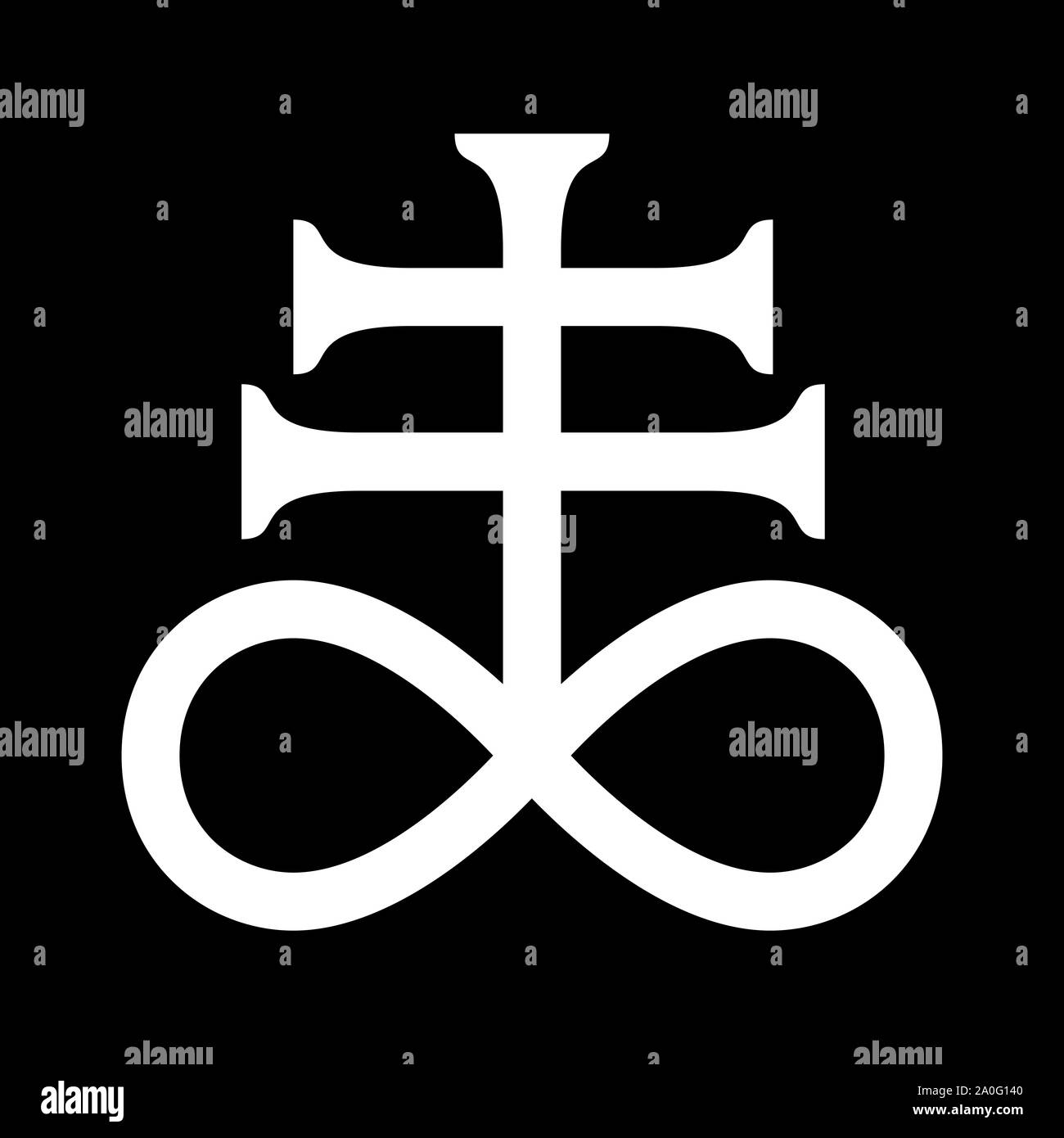 Symbole de l'alchimie - Soufre Banque D'Images