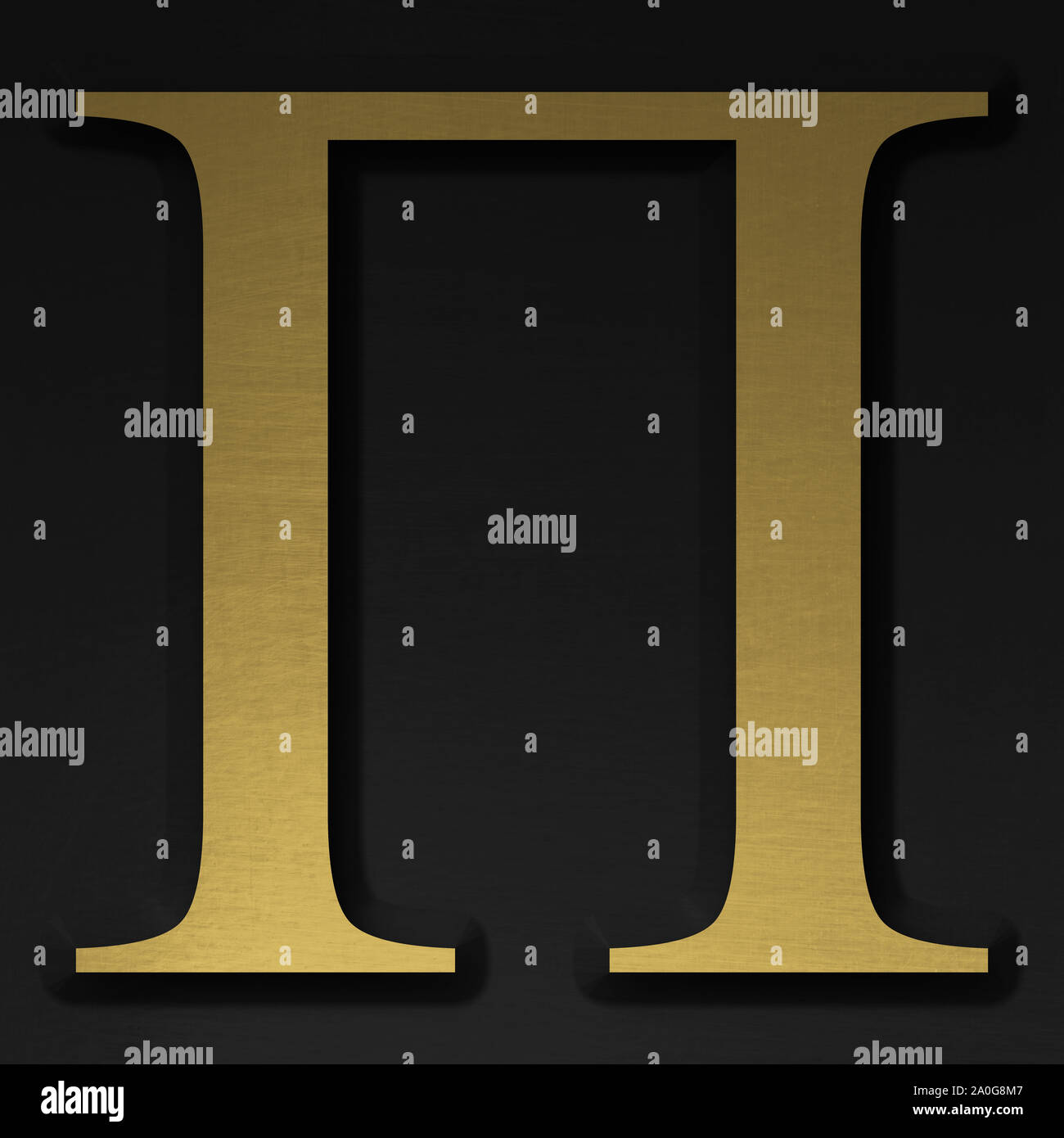 Pi (or) Banque D'Images