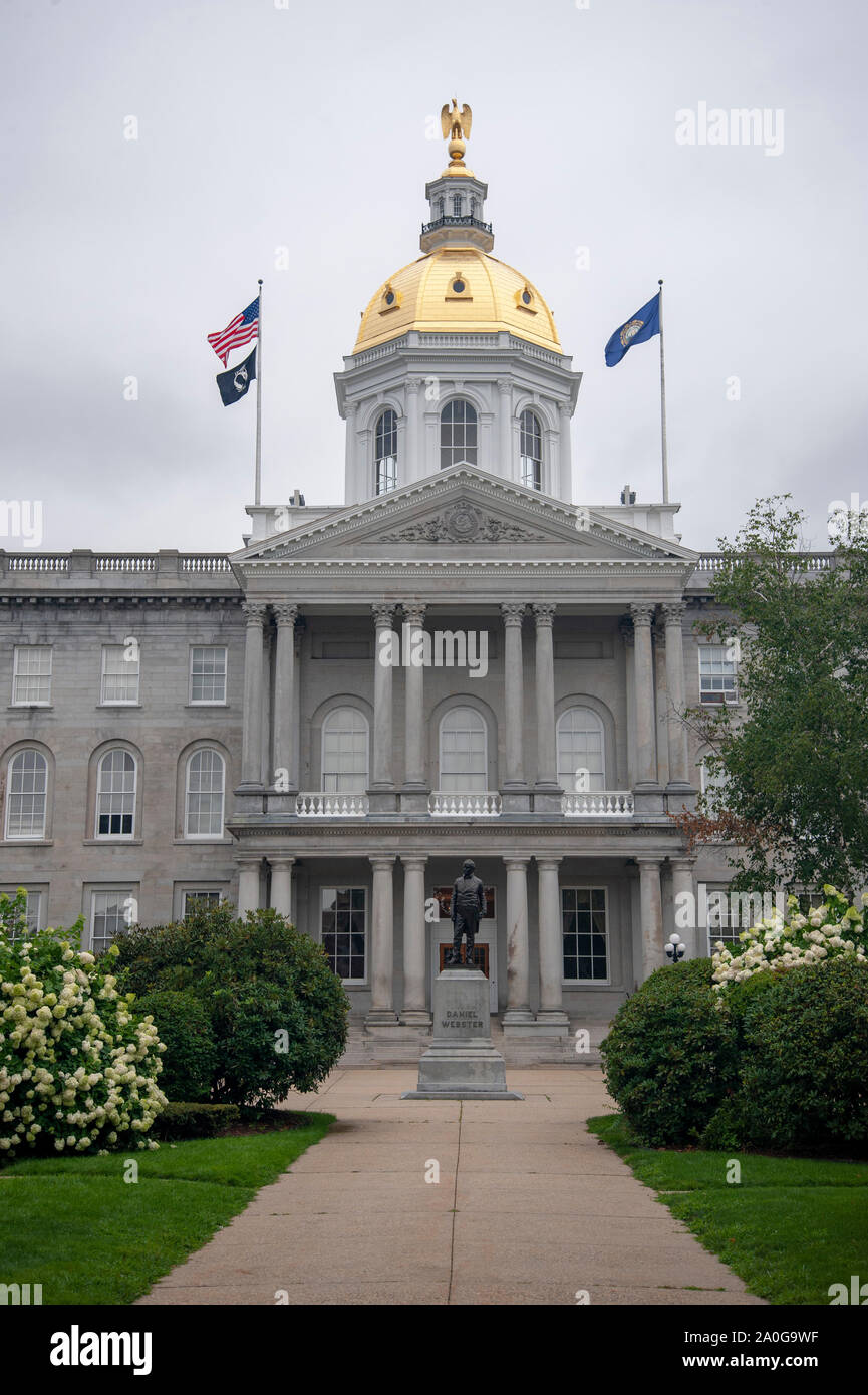 New Hampshire State House Concord NH Banque D'Images