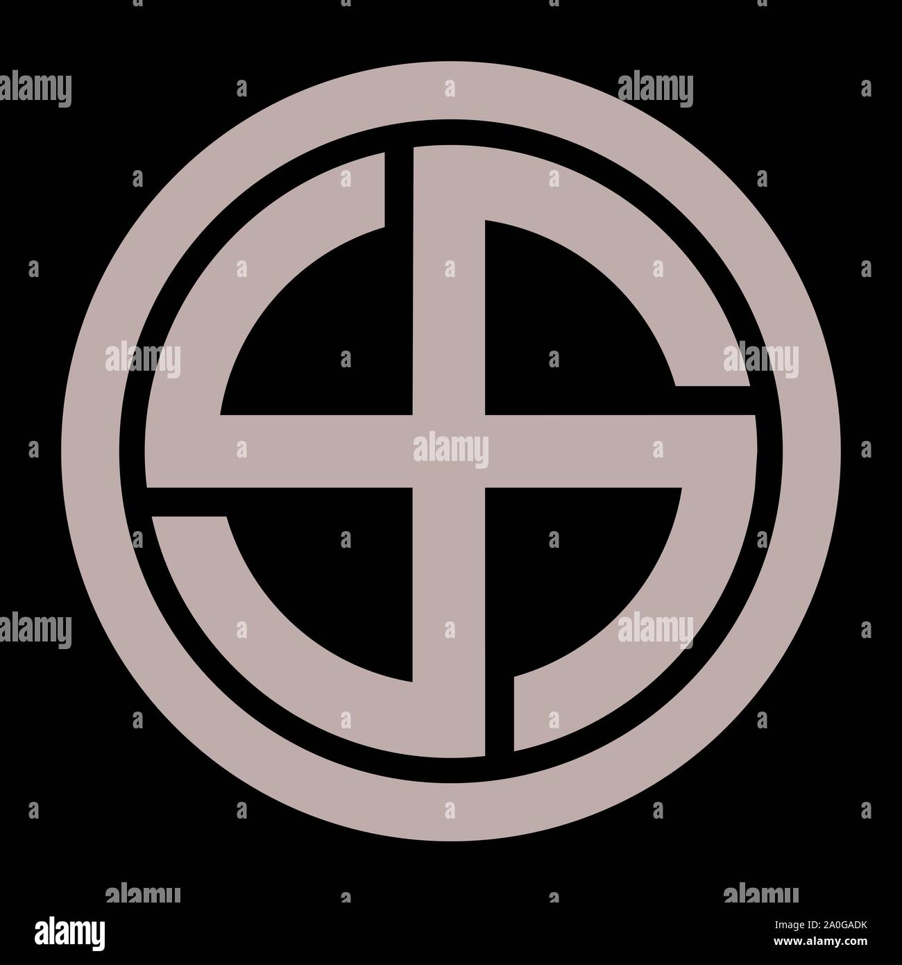 Symbole de la société Thulé Banque D'Images