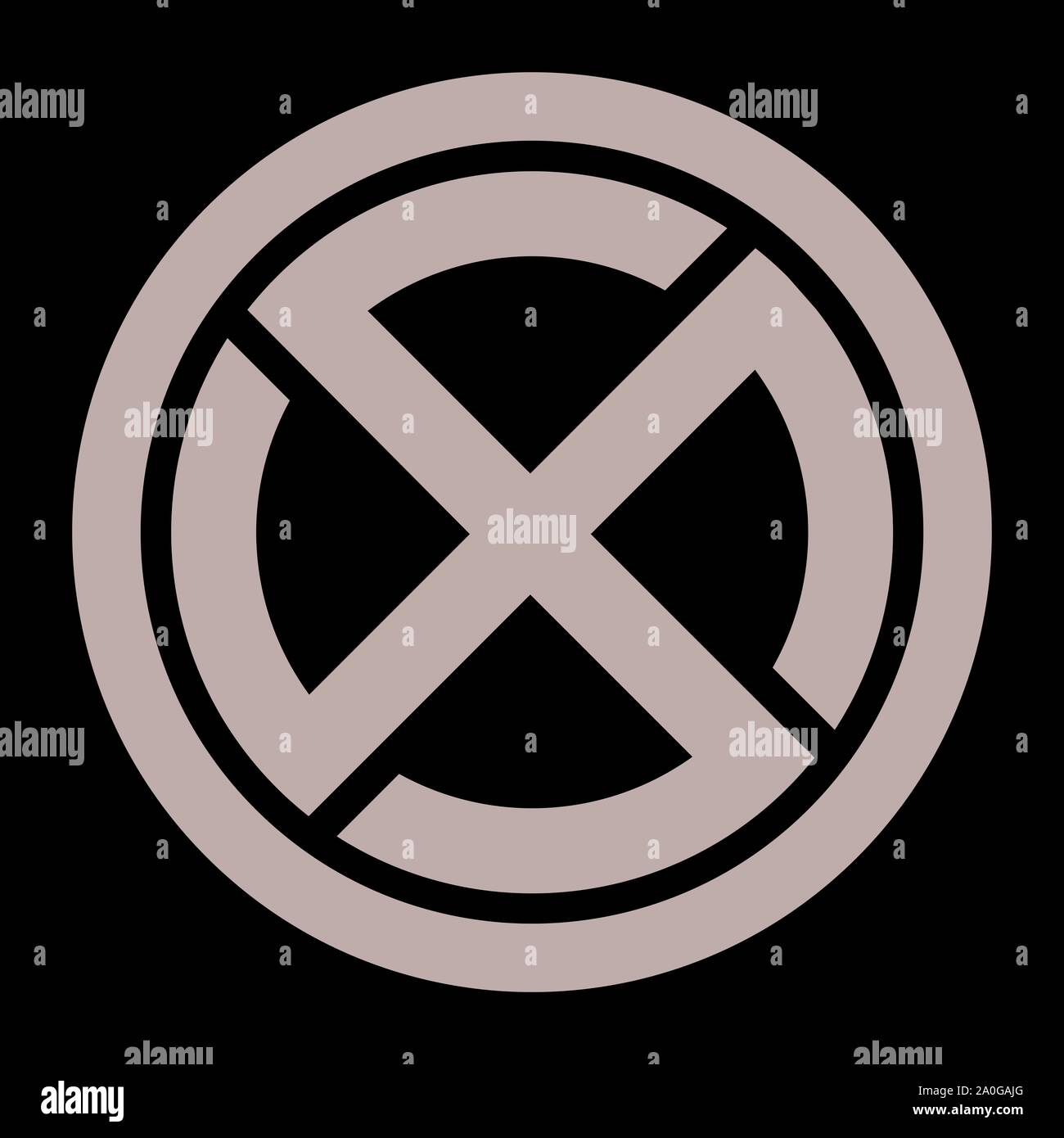 Symbole de la société Thulé Banque D'Images