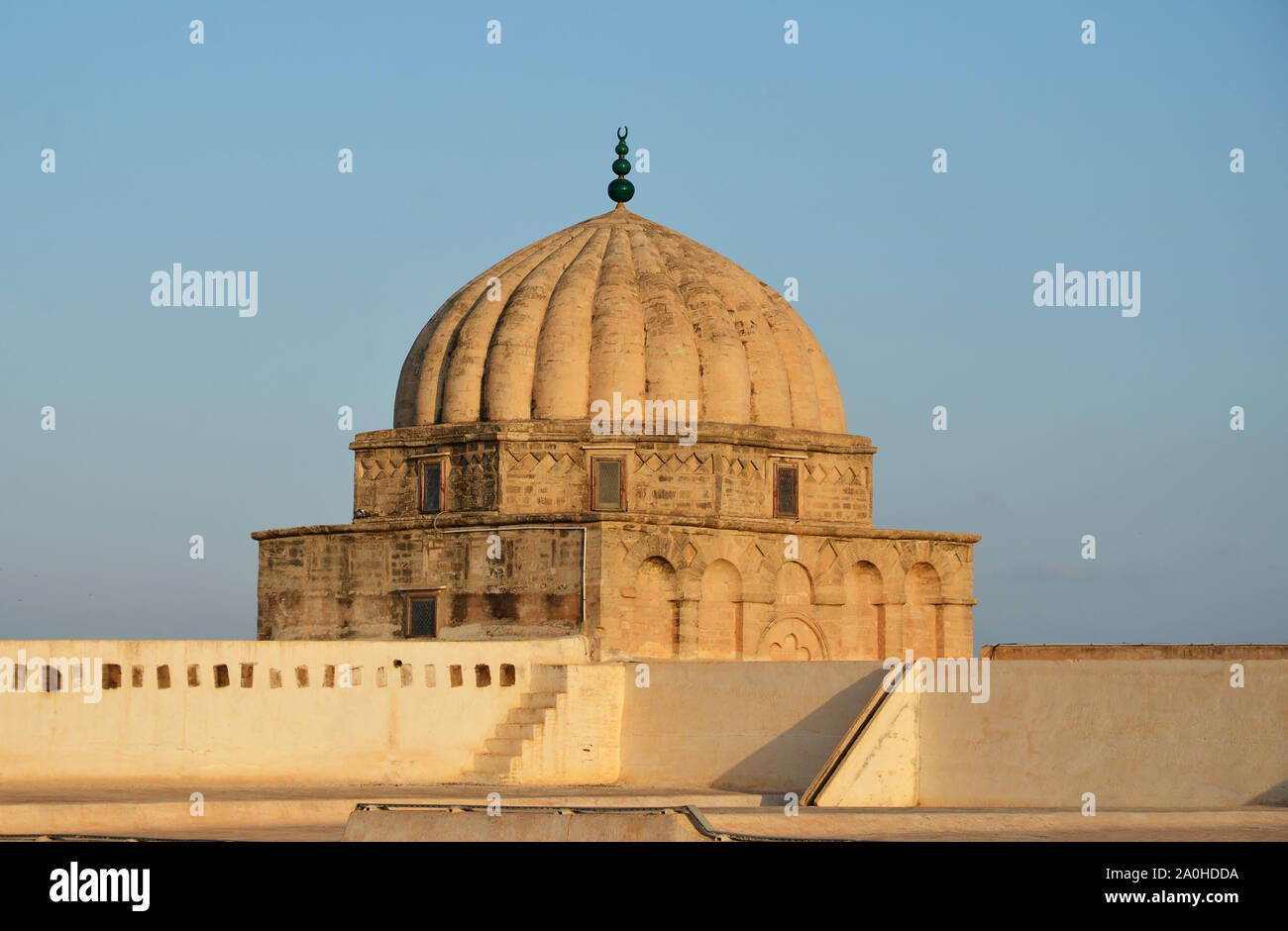 Dôme de mosquée de Uqba Banque D'Images