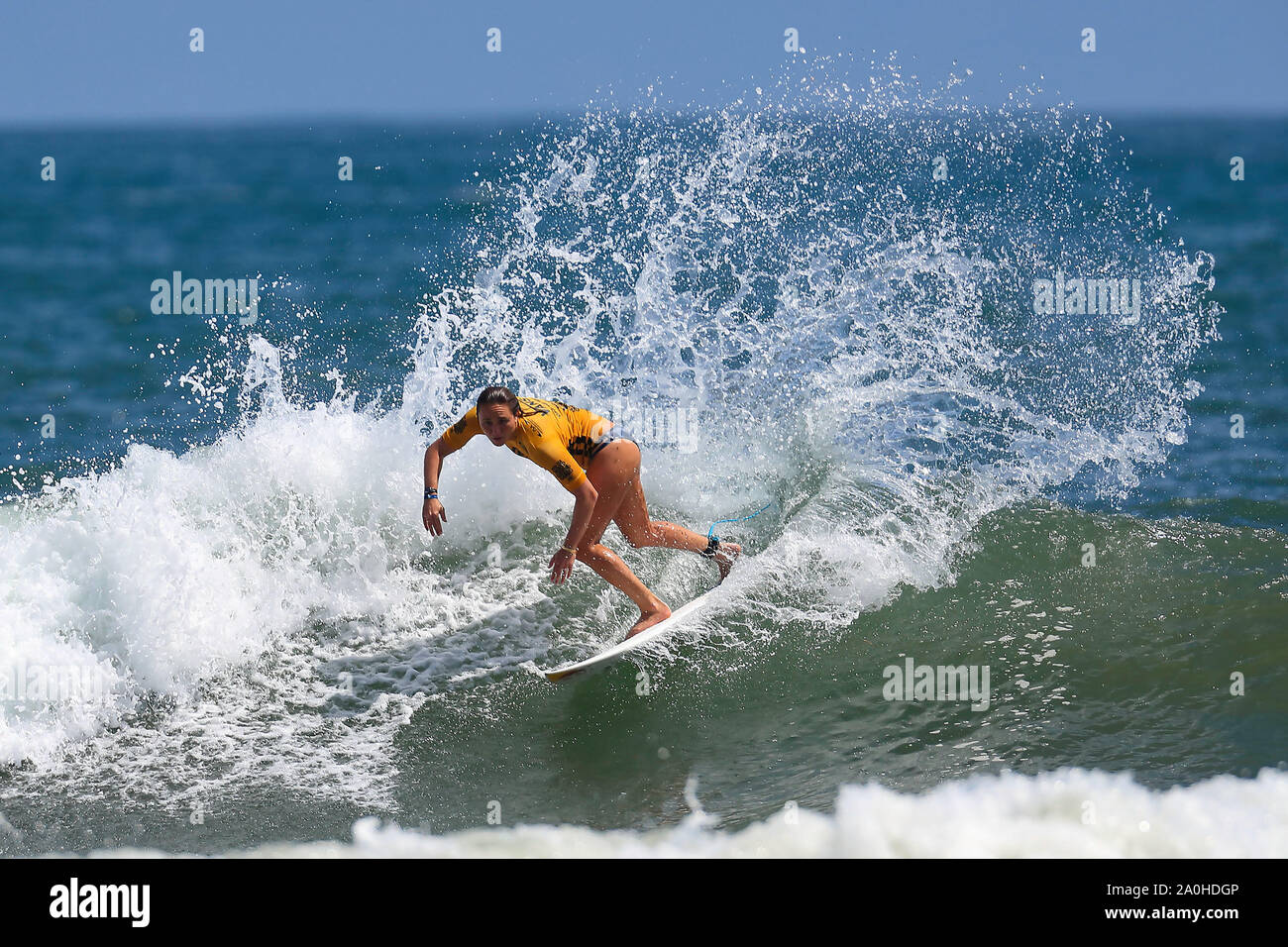 Carissa Moore. 10 septembre 2019 - Surf : ISA World Surfing Games à Kisakihama, Miyazaki, Japon : Crédit KONDO/AFLO/Alamy Live News Banque D'Images