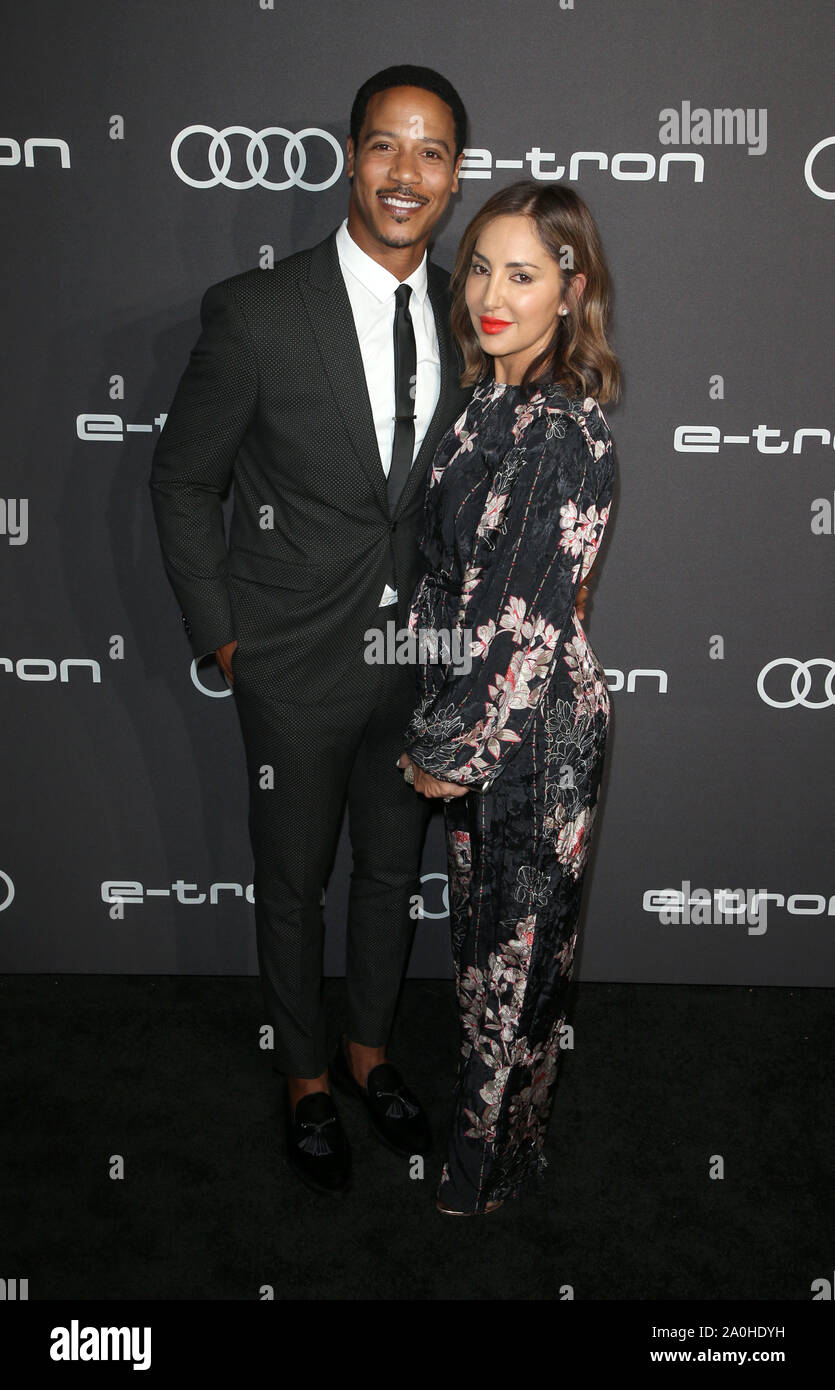 Los Angeles, Ca. 19 Sep, 2019. Brian J. White - acteur, Paula Da Silva, à l'Audi célèbre le 71e Emmy à Sunset Tower à Los Angeles, Californie le 19 septembre 2019. Credit : Faye Sadou/media/Alamy Punch Live News Banque D'Images