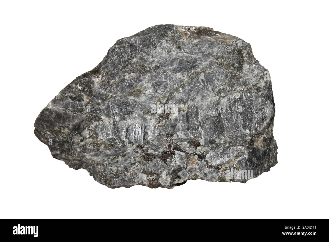 La labradorite - ((Ca, Na)(Al, Si)4O8), un minéral feldspath plagioclase dans les séries télé Banque D'Images