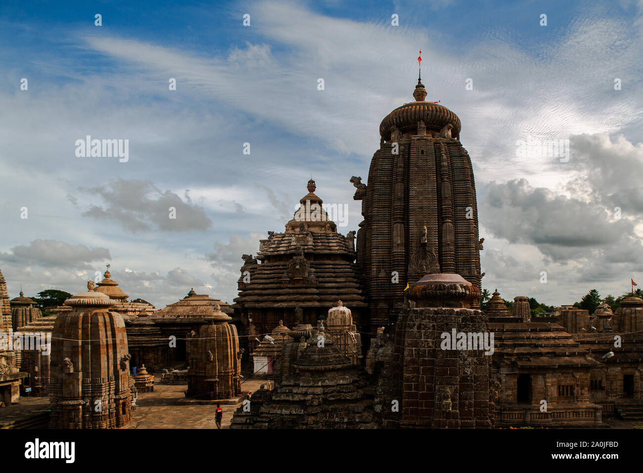 27 juil 2007 Lingaraja temple Shiva comme Lingaraja, Adi Shiva, Adidev Tribhuvaneshwara (Maheswara, Bhubaneswar,)- 11ème siècle Architecture Kalinga à CE Banque D'Images