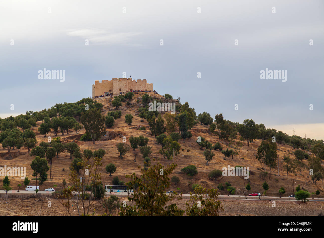 Borj Nord ou Burj al-Shamal, Al-Burj ash Shamali, est un fort dans la ville de Fes, Maroc. Il a été créé en 1582 par la dynastie Saadi Banque D'Images