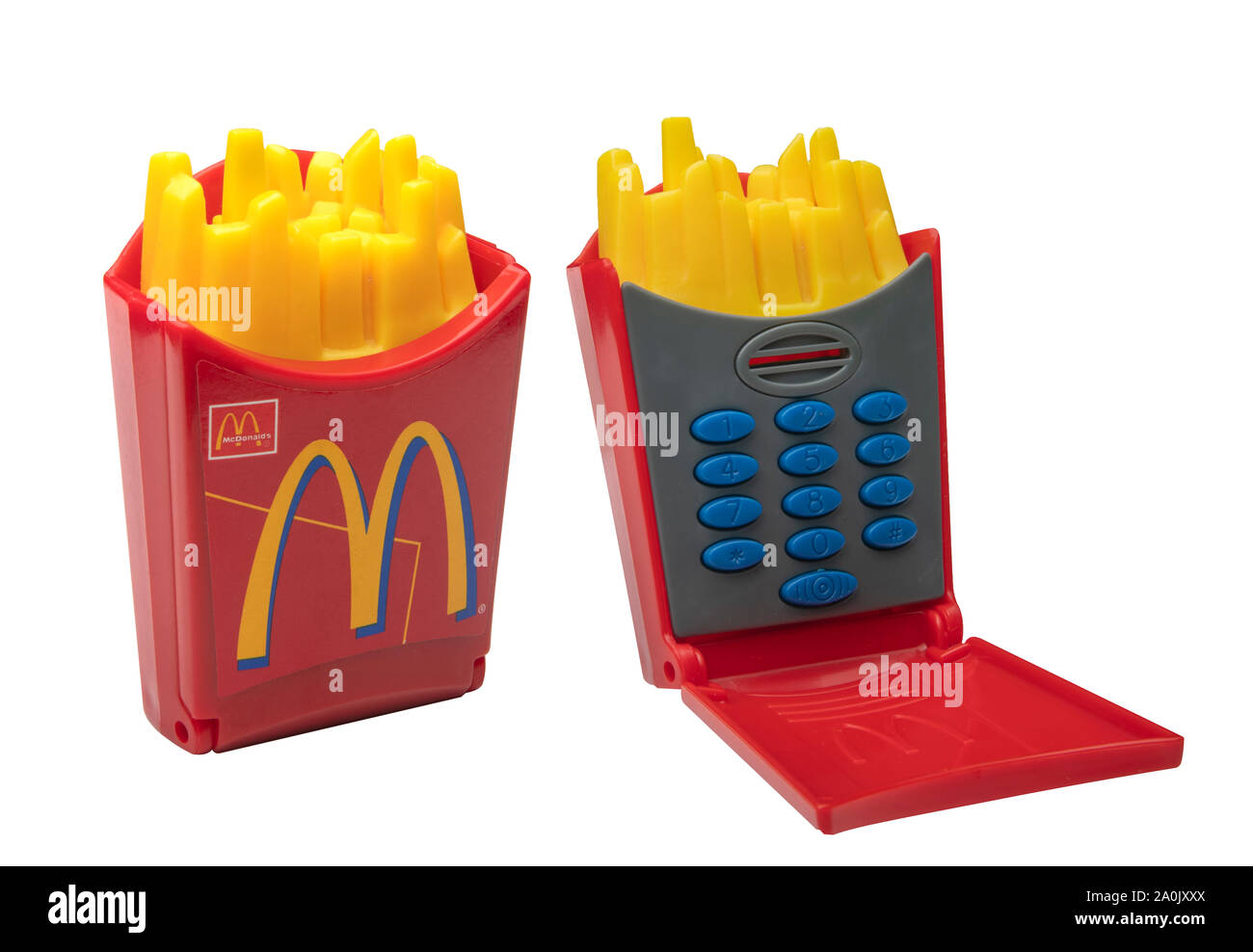 McDonald's Kids Fry Phone Banque D'Images