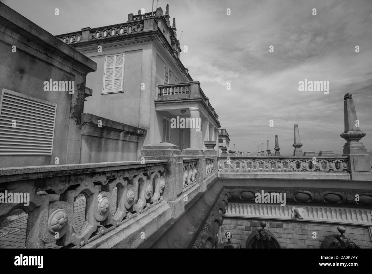 Terrasse de l'Edifício Martinelli, monument du centre-ville de Sao Paulo Banque D'Images