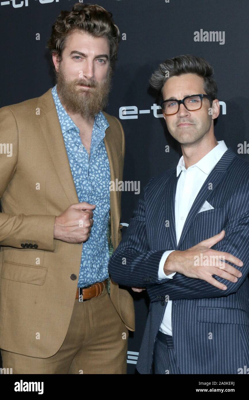 James Rhett McLaughlin, Link Neal, Rhett et Link aux arrivées de Audi célèbre le 71e Emmy, Sunset Tower Hotel, Los Angeles, CA Septembre 19, 2019. Photo par : Priscilla Grant/Everett Collection Banque D'Images