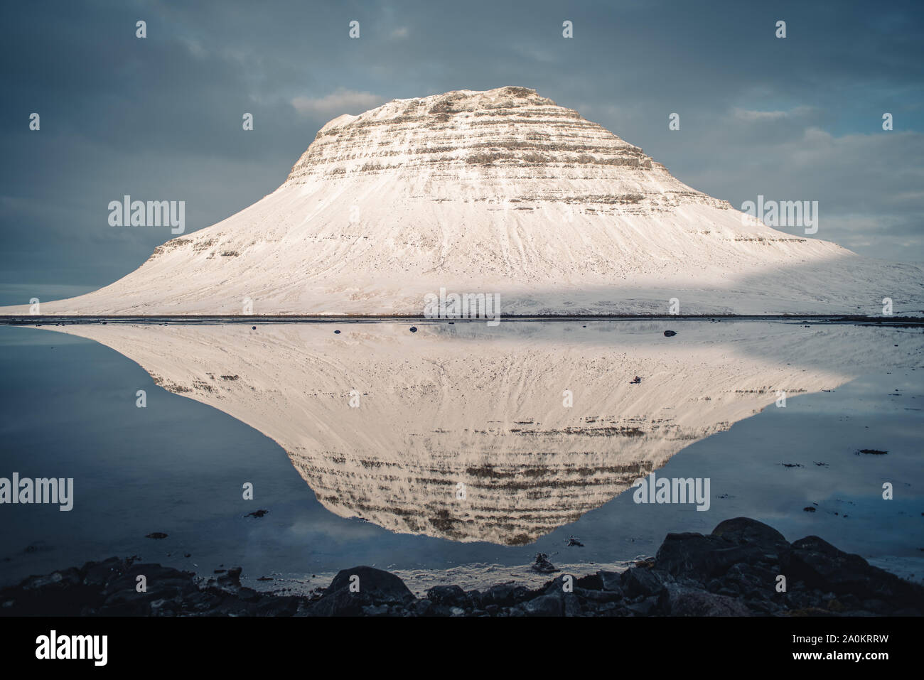 Kirkjfell - l'Église Mountain Banque D'Images