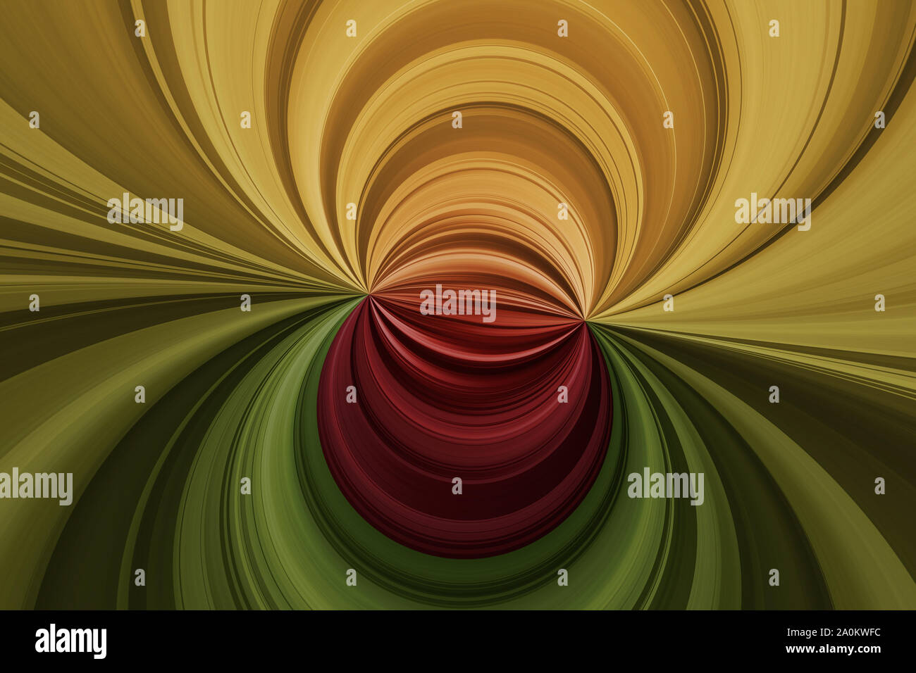 Rouge, orange, jaune, vert des lignes courbes, creative abstract background Banque D'Images