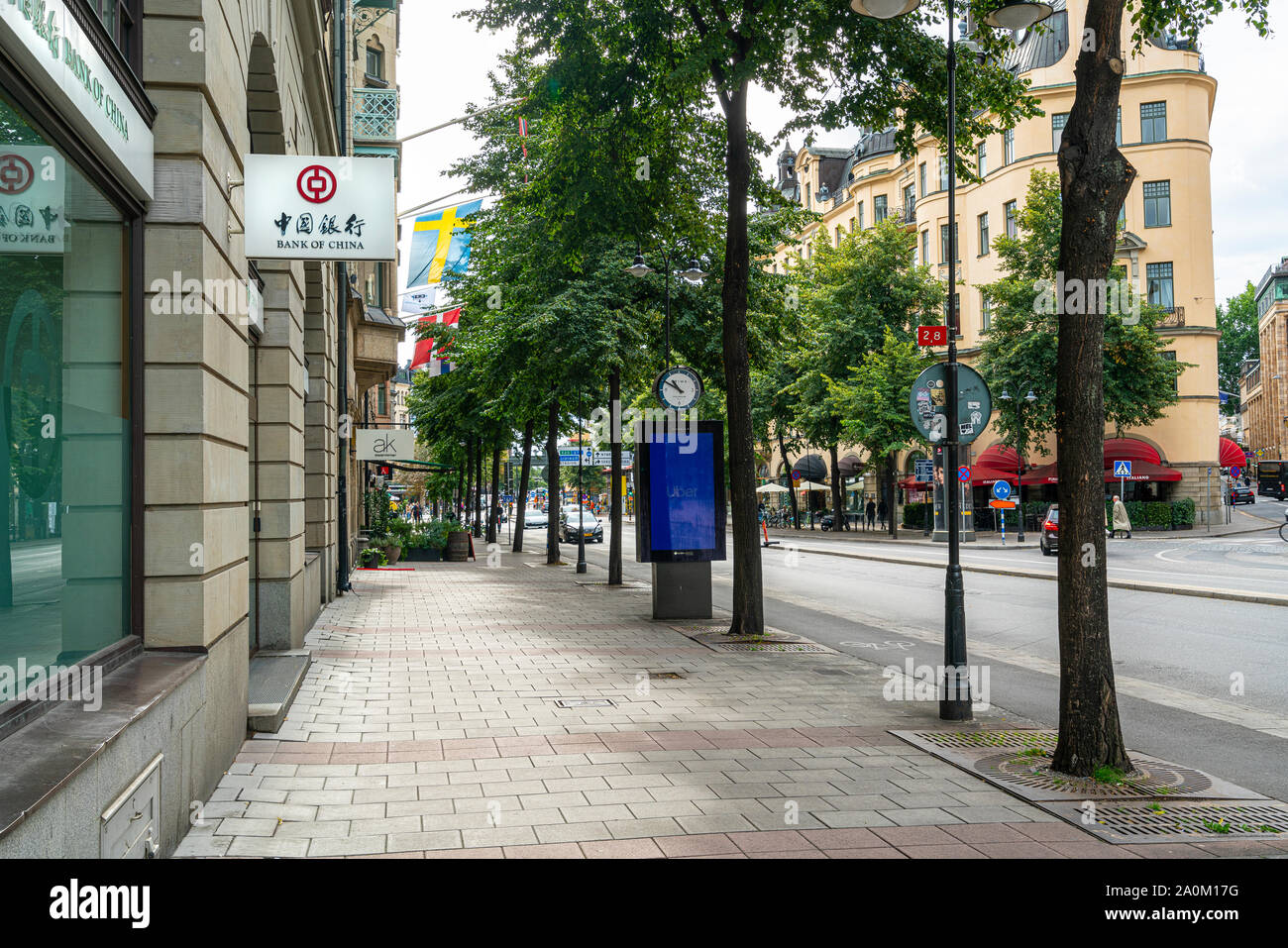 Stockholm, Suède. Septembre 2019. La succursale de la banque de Chine dans le centre-ville Banque D'Images