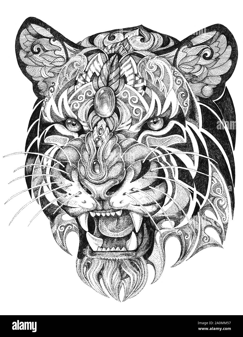 Tiger Tattoo Banque D Image Et Photos Alamy