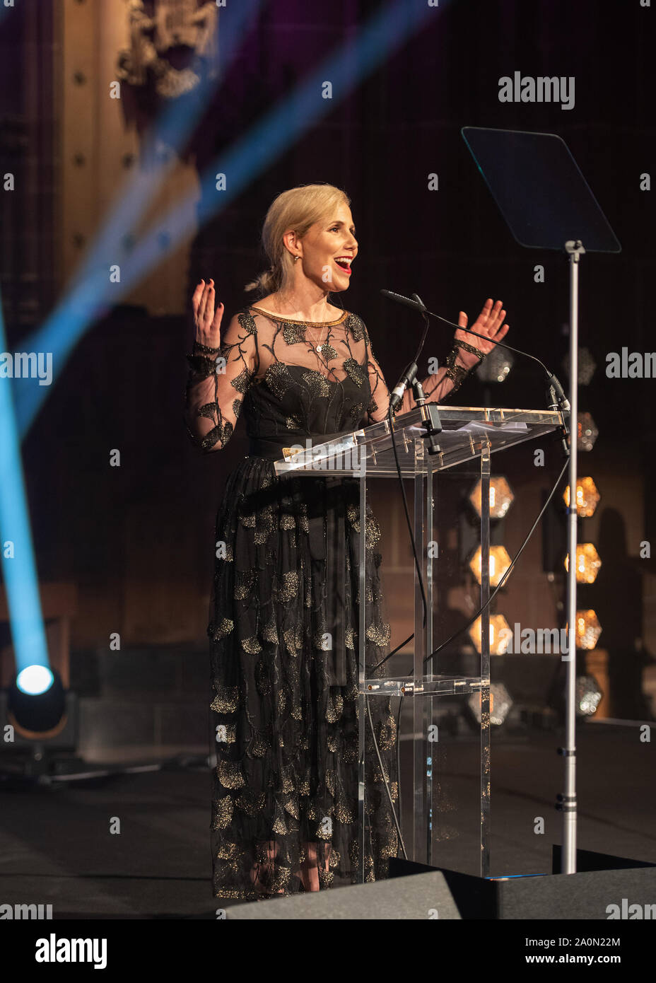 Sally Phillips accueillant la diversité nationale Awards tenue à la cathédrale anglicane de Liverpool, le 20 septembre 2019 Banque D'Images