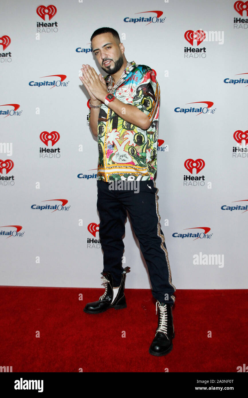 French Montana arrive pour l'iHeartRadio Music Festival à la T-Mobile Arena de Las Vegas, Nevada le Vendredi, Septembre 20, 2019. Photo de James Atoa/UPI Banque D'Images