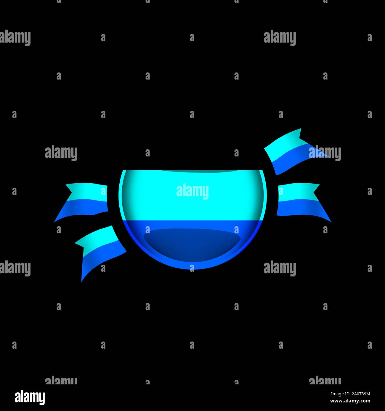 Allemagne drapeau, vector illustration sur un fond blanc. Banque D'Images