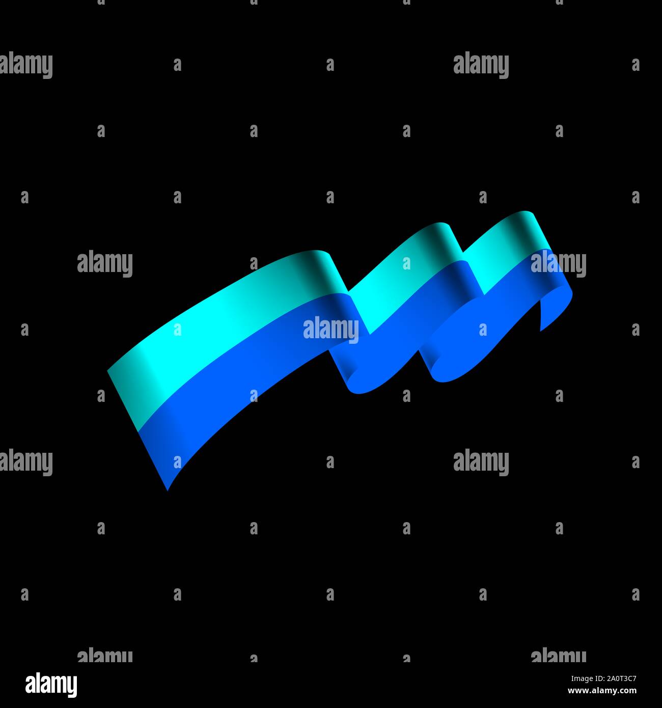 Allemagne drapeau, vector illustration sur un fond blanc. Banque D'Images