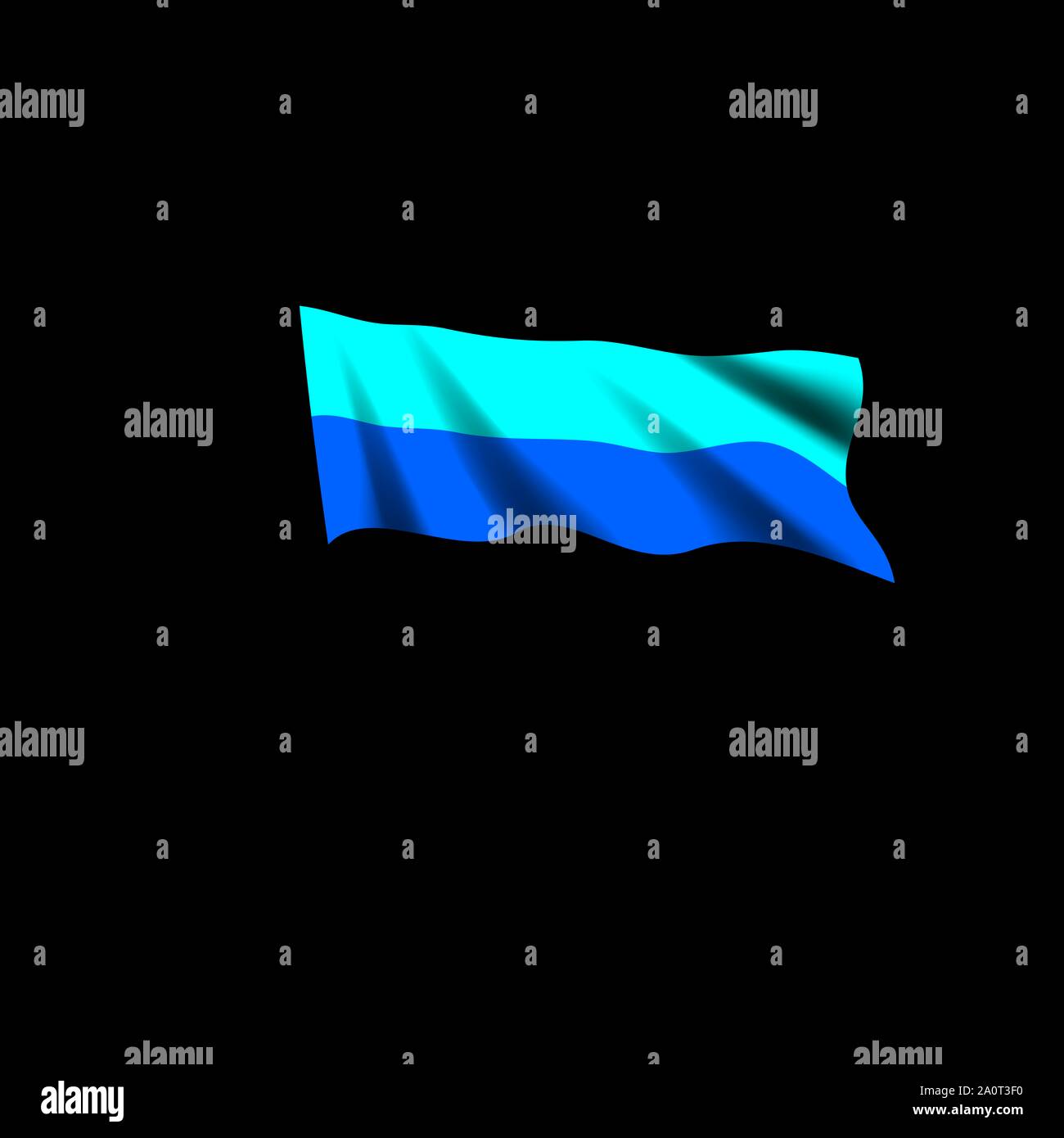 Allemagne drapeau, vector illustration sur un fond blanc. Banque D'Images