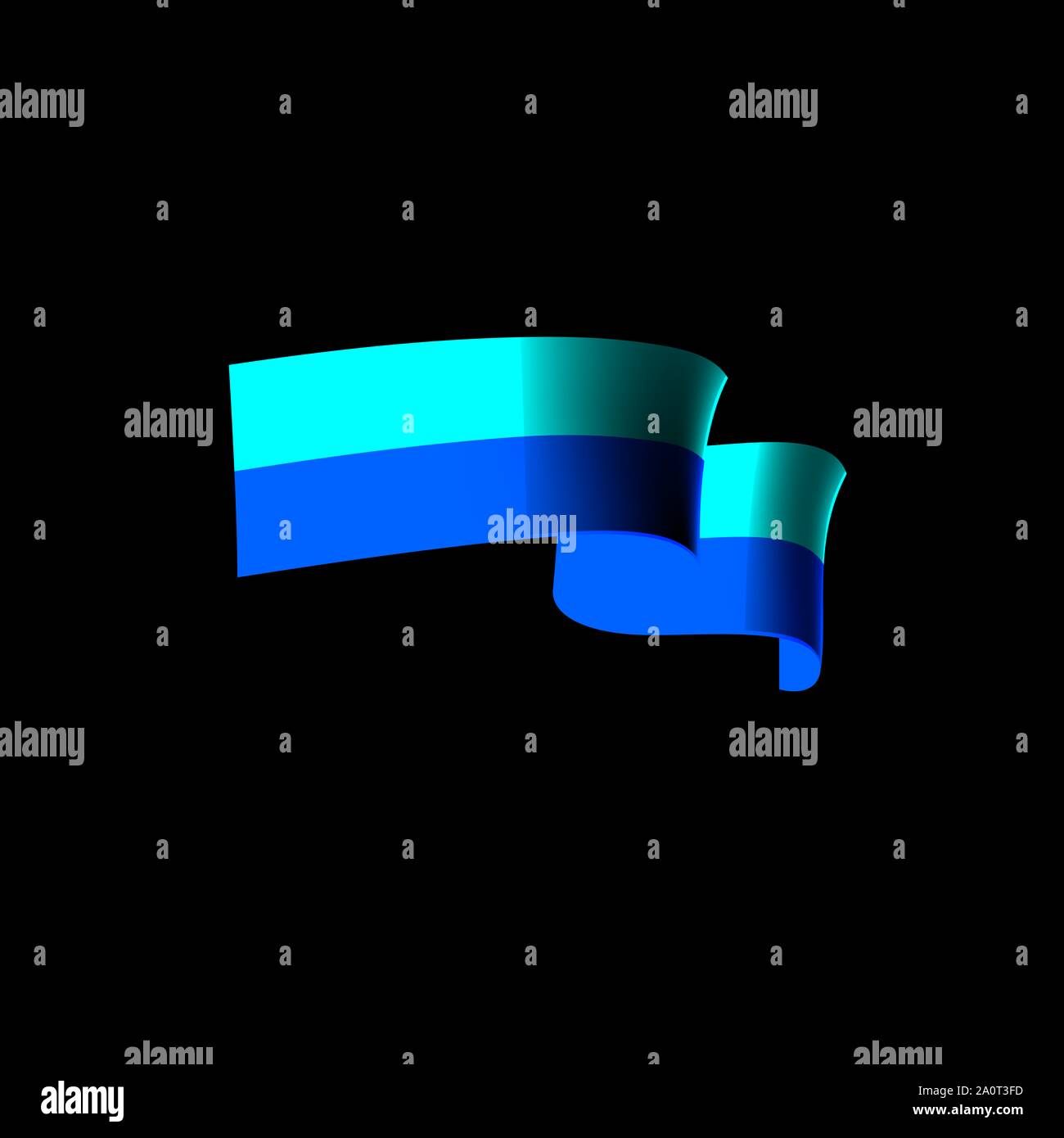 Allemagne drapeau, vector illustration sur un fond blanc. Banque D'Images
